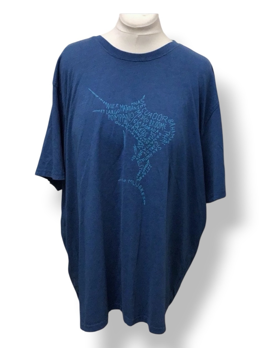 Coleman Mens Short Sleeve Crewneck Graphic Tee, Blue, size XXXL